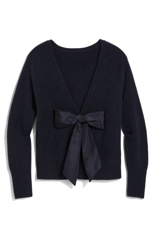 Shop Vineyard Vines Bow Back Merino Wool Blend Sweater In Nautical Navy