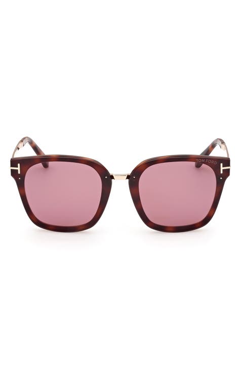 Burgundy sunglasses womens best sale