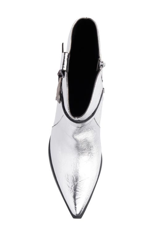 New York And Company Wesley Western Boot In Silver