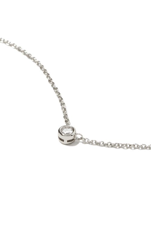 Shop Ana Luisa Diamond Necklace In White Gold