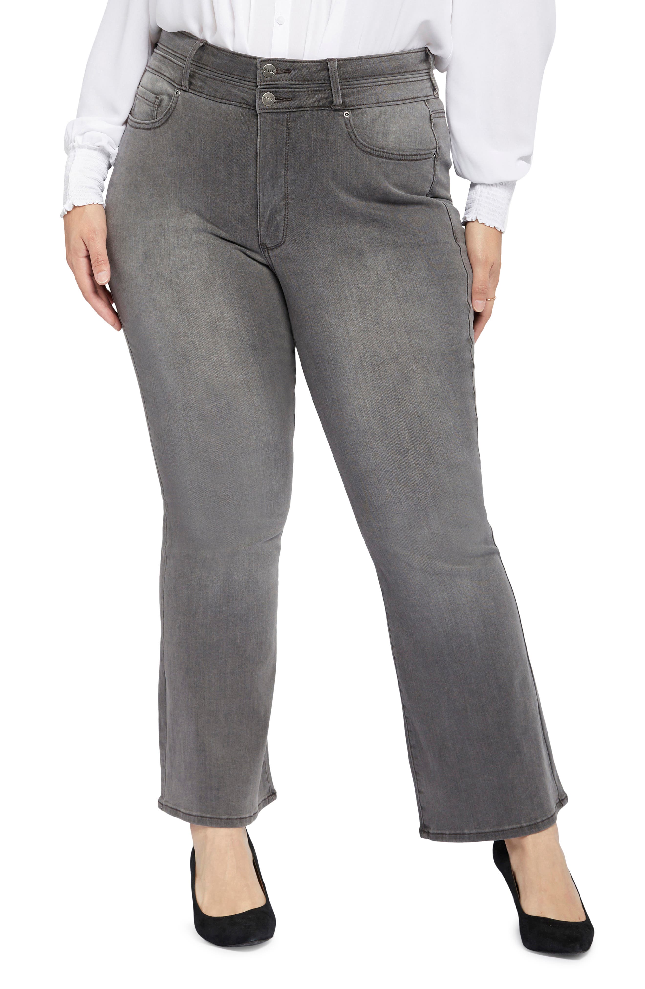 gray plus size jeans