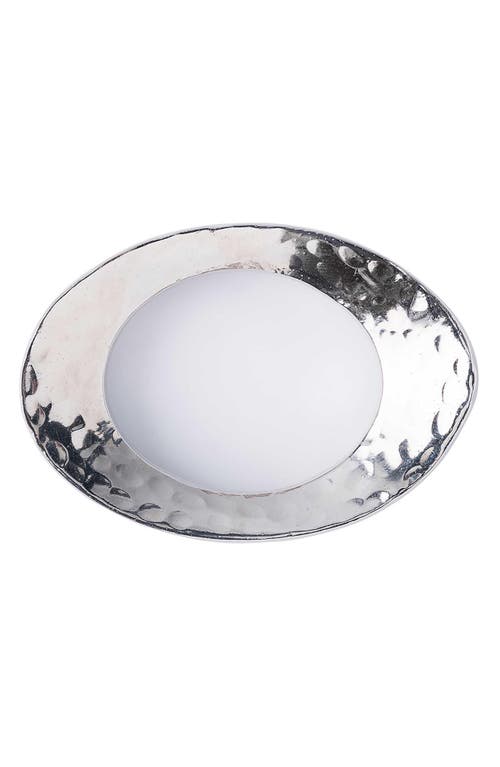 Juliska Puro Napkin Rings, Set Of 4 In Silver