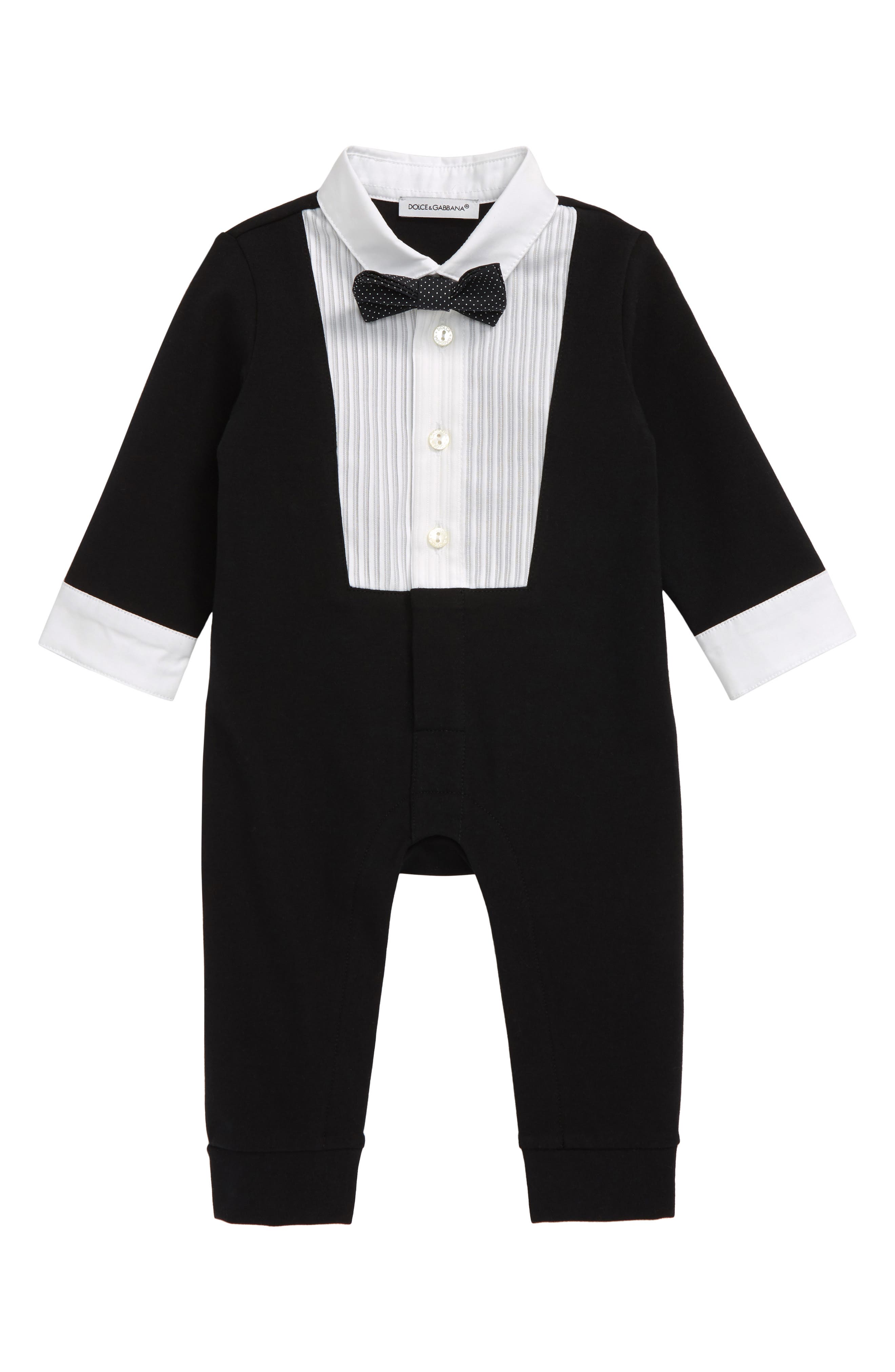 baby tuxedo romper