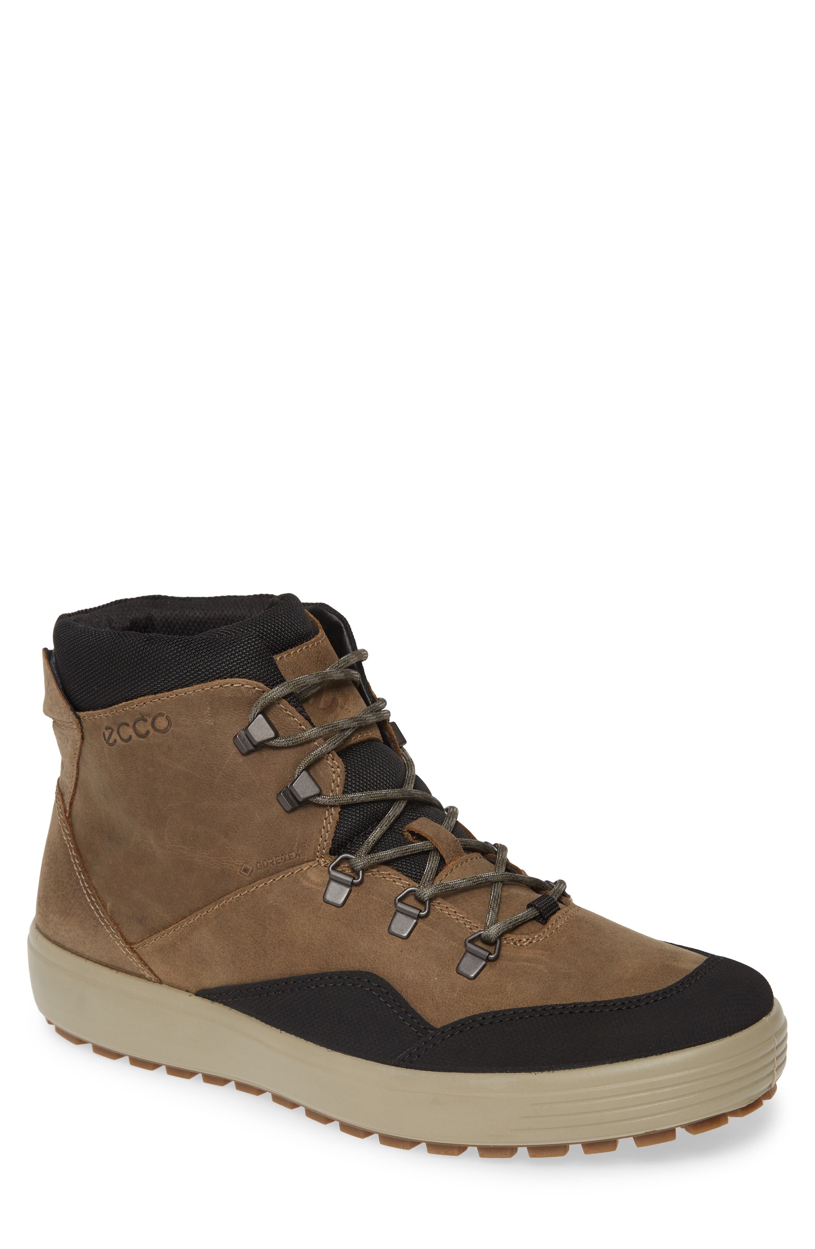 UPC 825840089691 product image for Men's Ecco Soft 7 Tred Terrain High Sneaker, Size 7-7.5US / 41EU - Brown | upcitemdb.com