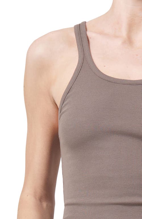 Shop Agolde Zane Rib Tank In Kiln