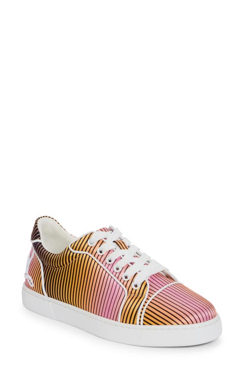 Christian Louboutin Fun Vieira Orlato Sneaker Pink/Orange Multi at Nordstrom,