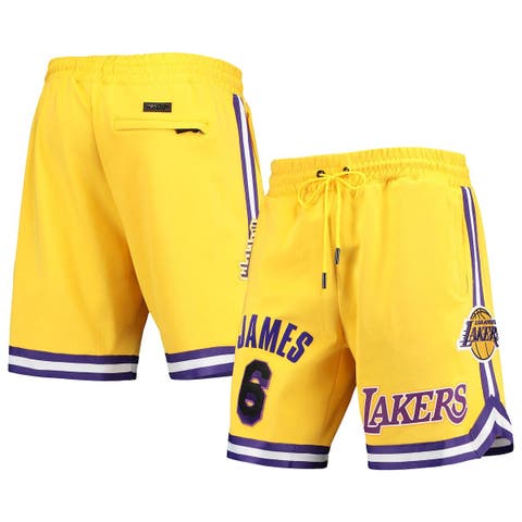 Mitchell & Ness Los Angeles Lakers Hardwood Classics Primary Logo Swingman  Shorts At Nordstrom in Yellow for Men