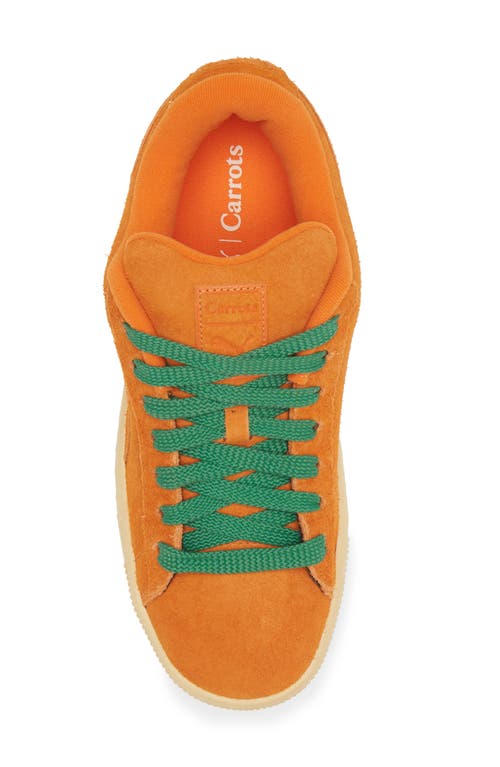 Shop Puma X Carrots Suede Xl Sneaker In Rickie Orange-warm White