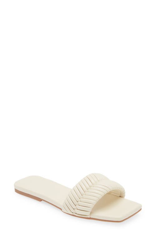 Linx Slide Sandal in Ivory