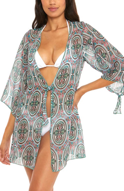 Becca Chiffon Cover-Up Robe in Multi