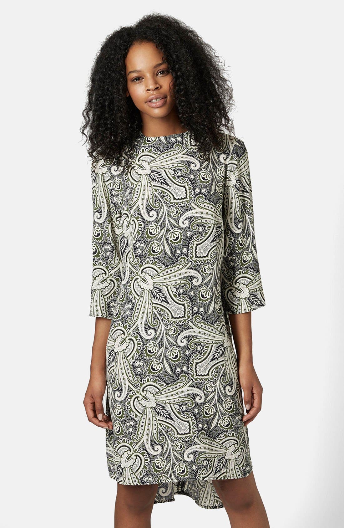 paisley tunic dress