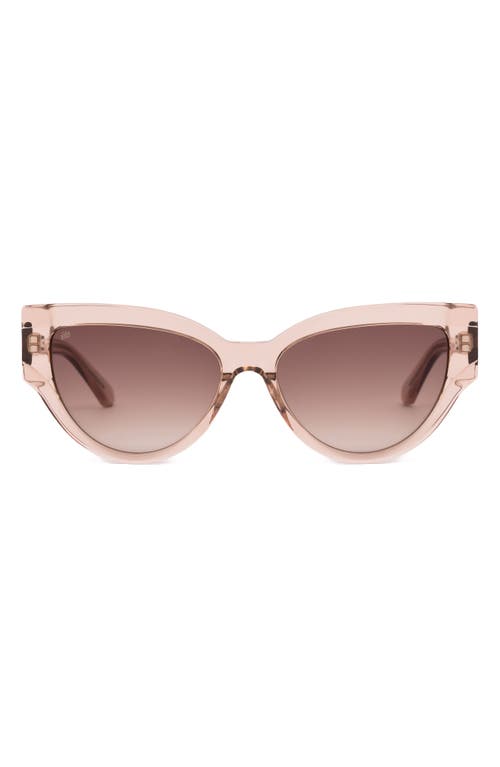 Shop Sito Shades Allnighter 56mm Gradient Standard Cat Eye Sunglasses In Sirocco/rosewood Gradient