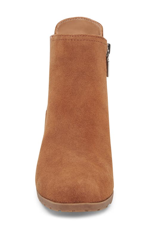 Blondo Victory Waterproof Bootie In Tan Suede