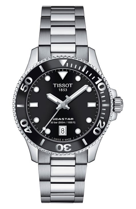 Nordstrom tissot mens clearance watch