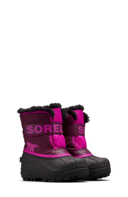 Size 13 M SOREL Snow Commander Insulated Waterproof Boot in Purple Dahlia at Nordstrom