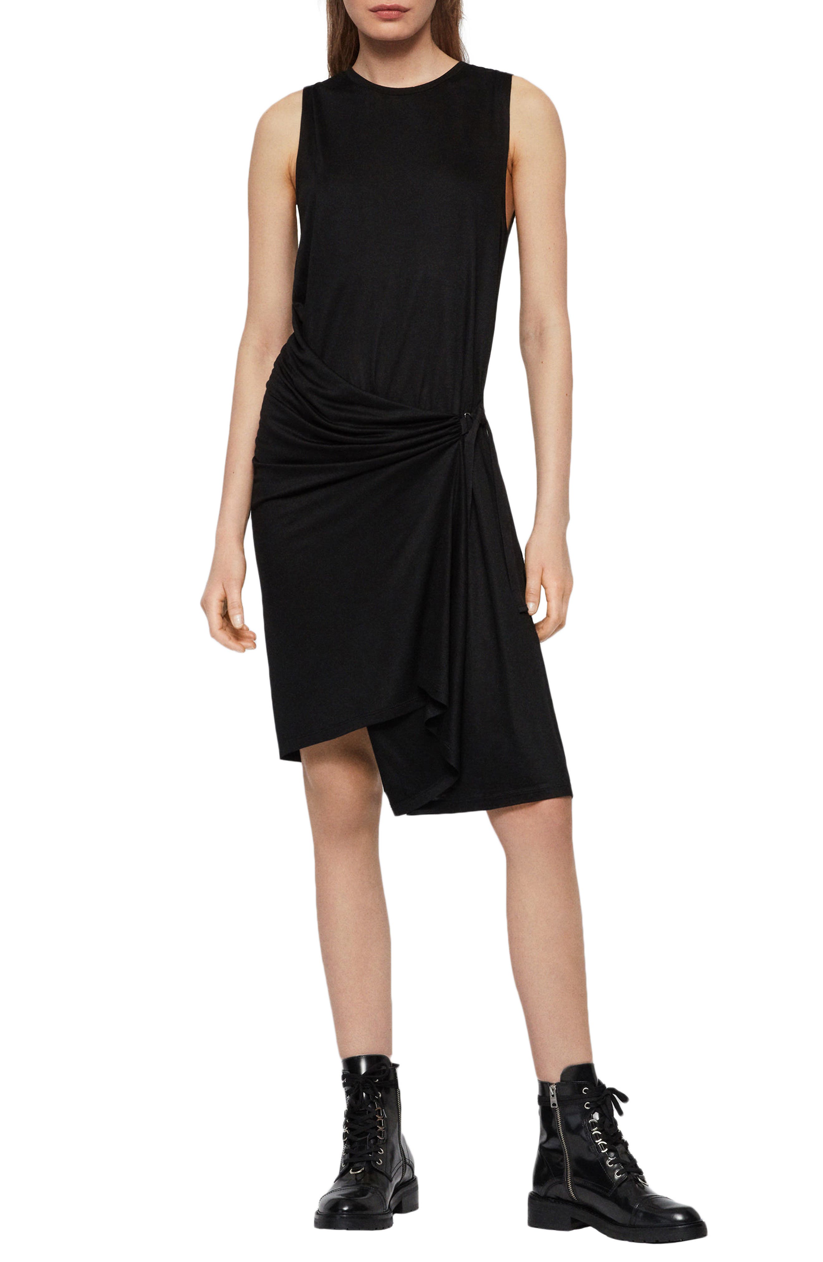 Allsaints Lisen Dress, Black