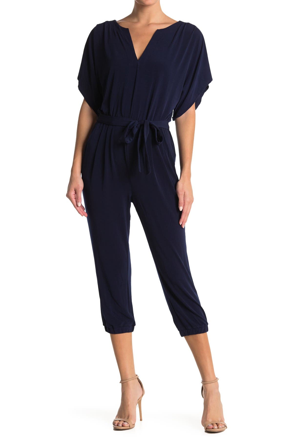 short sleeve jogger jumpsuit