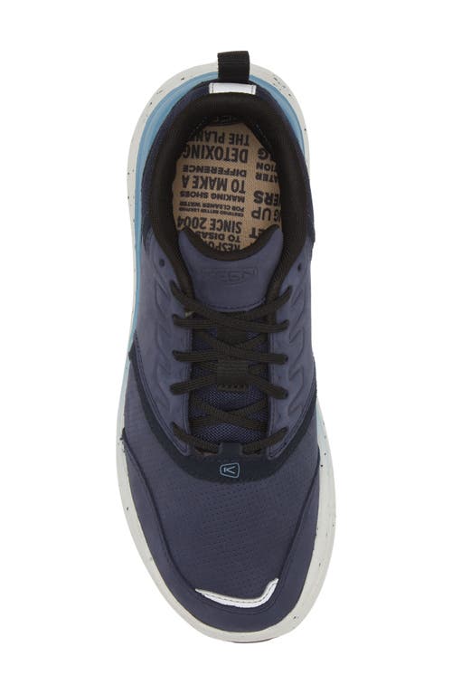 Shop Keen Wk400 Walking Sneaker In Naval Academy/blue Heaven