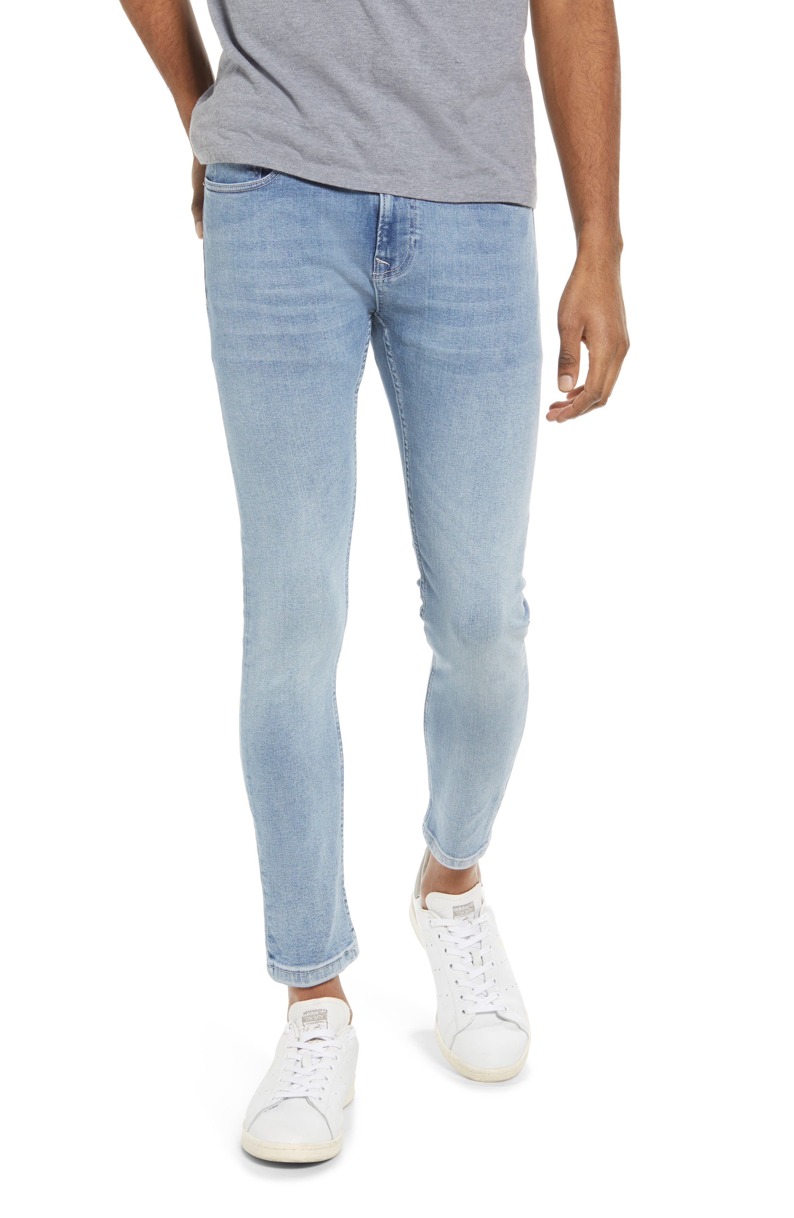 topman light blue skinny jeans