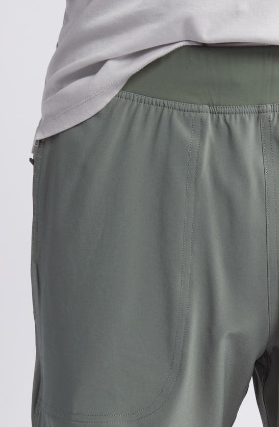 Shop Free Fly Breeze Brief Lined Active Shorts In Agave Green