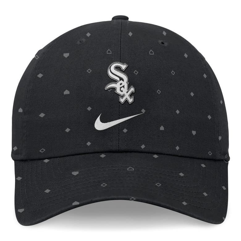Shop Nike Black Chicago White Sox Primetime Print Club Adjustable Hat