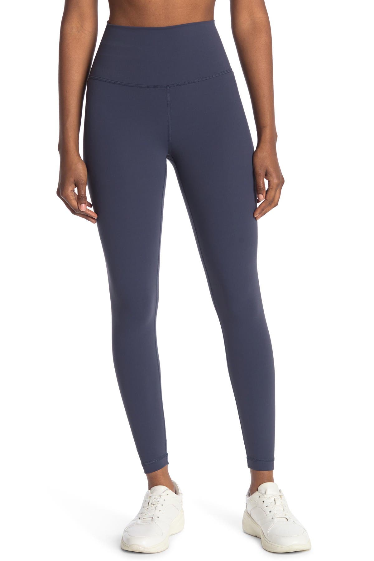90 Degree By Reflex Superflex High Rise Elastic Free Ankle Leggings In Dark Blue3