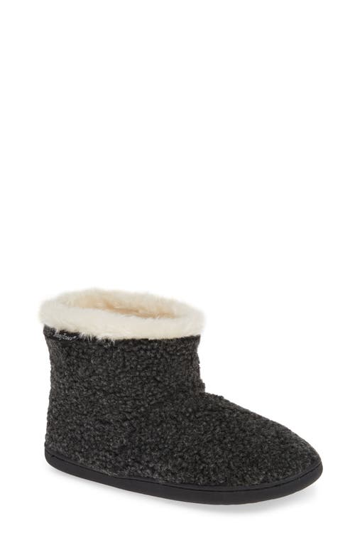 Betty Bootie in Charcoal Berber