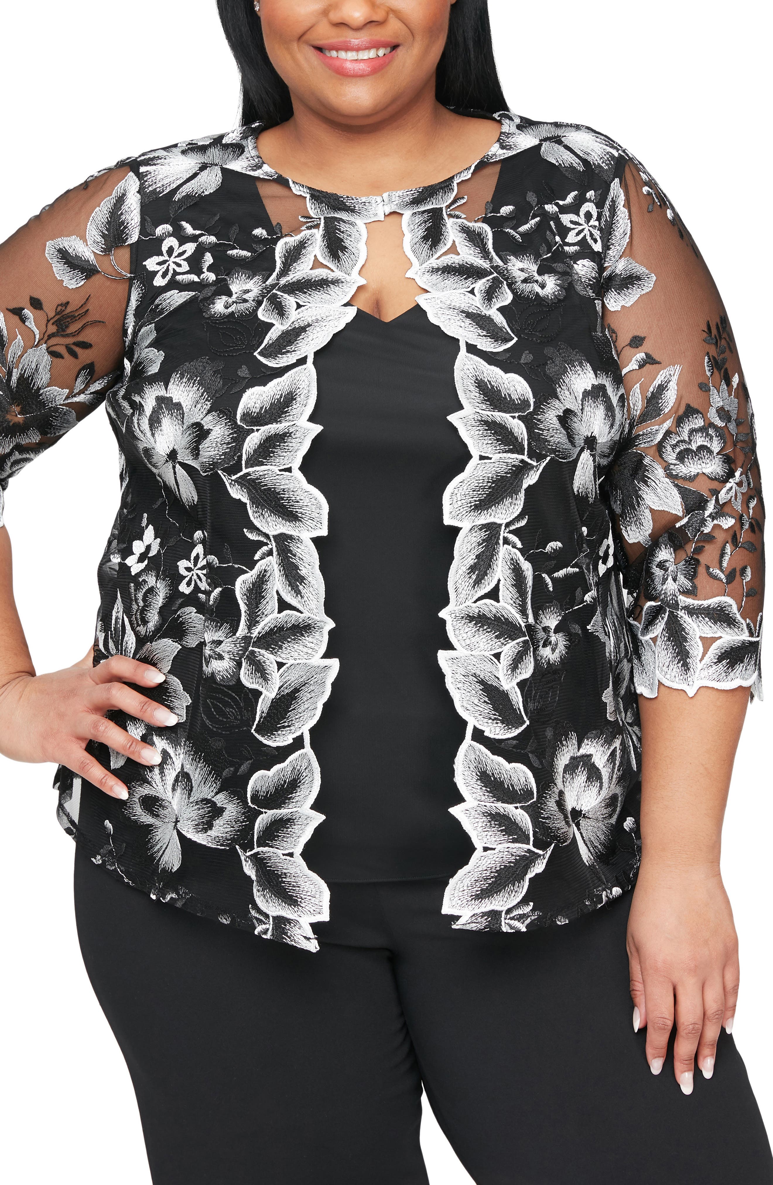 alex evening plus size blouses