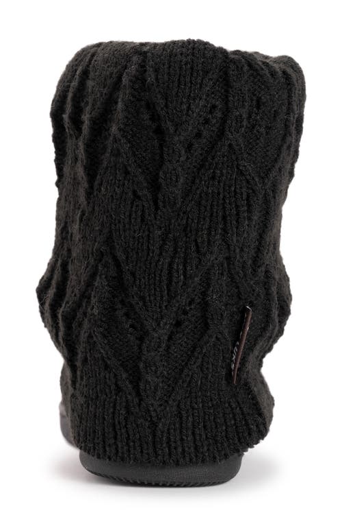Muk Luks Raquel Womens Faux Suede Ankle Winter Boots In Black Black