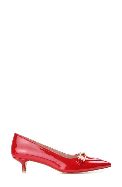 Shop Journee Collection Rumi Pointed Toe Pump In Red