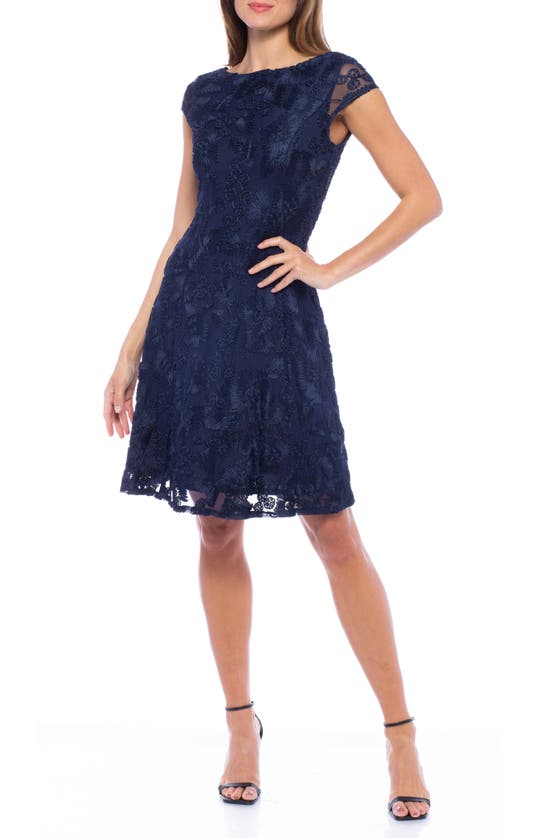 Marina Midi Dress In Navy