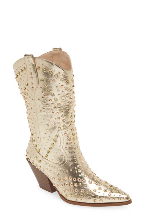 Appease Water Resistant Western Boot in Gold
