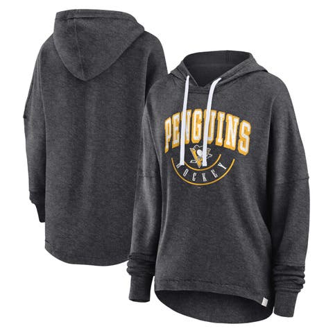 Women's Fanatics Branded Heathered Gray St. Louis Blues Heritage Pullover  Hoodie