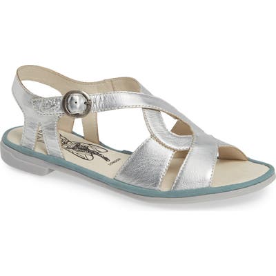 Fly London Cula Sandal, Metallic