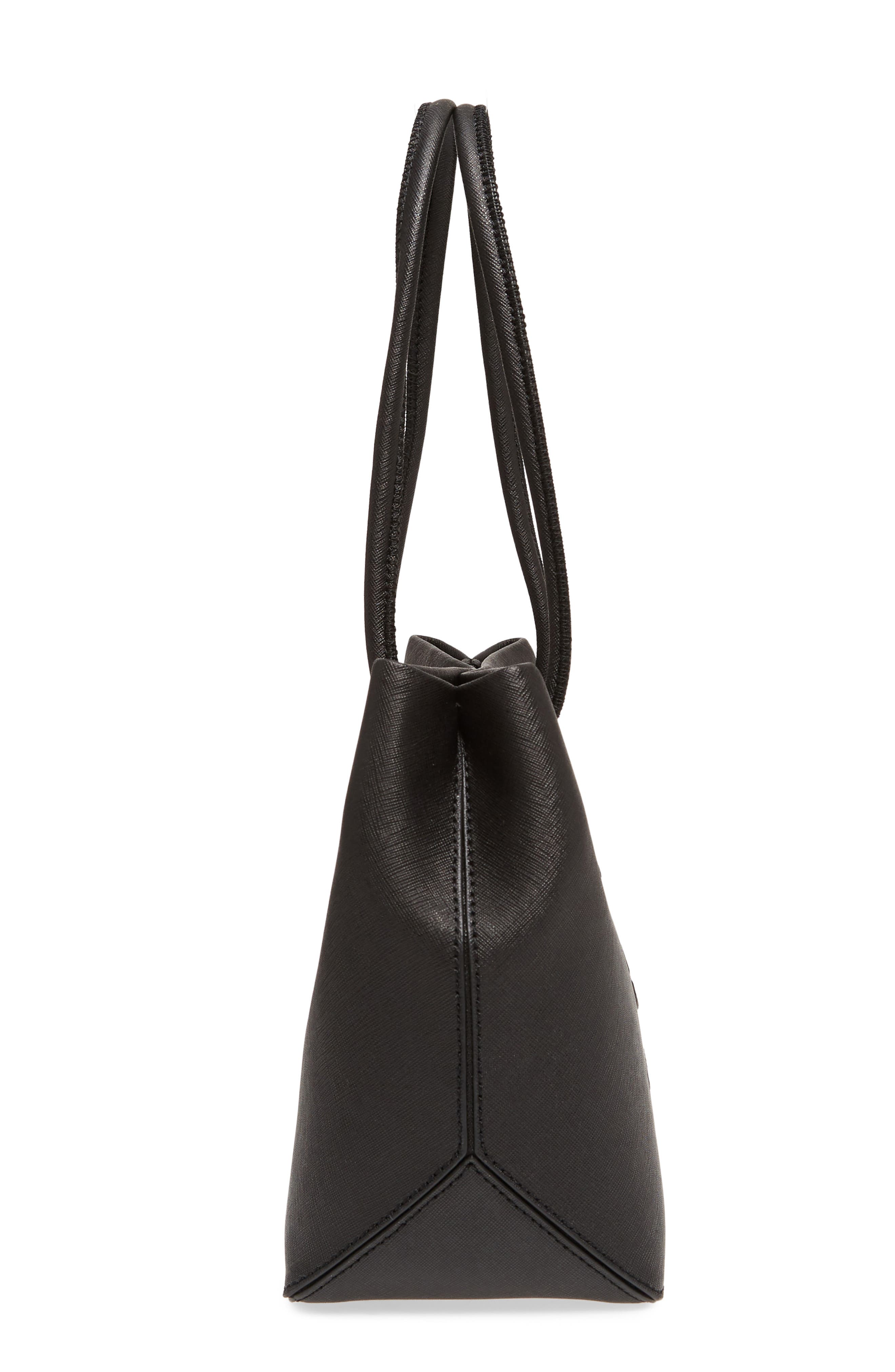 marc jacobs mini leather logo shopper tote