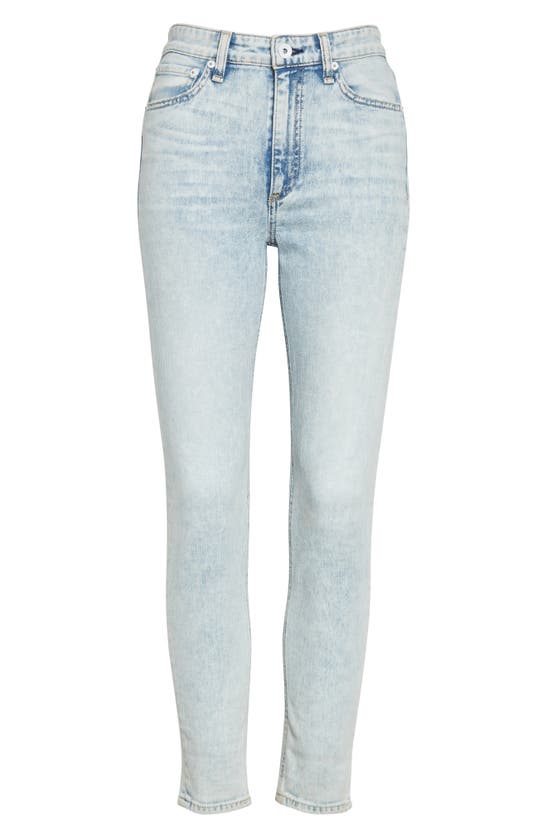 Rag & Bone Nina High Waist Skinny Jeans In Mica