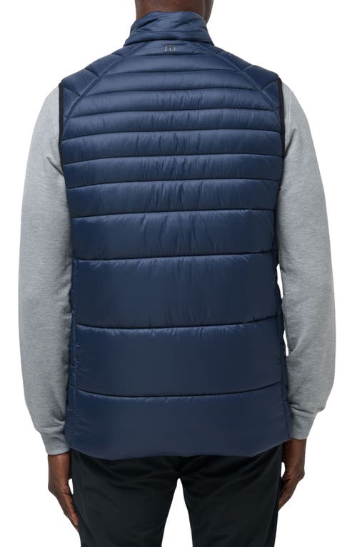 Shop Travismathew Aves Technical Water Repellent Puffer Vest In Total Eclipse