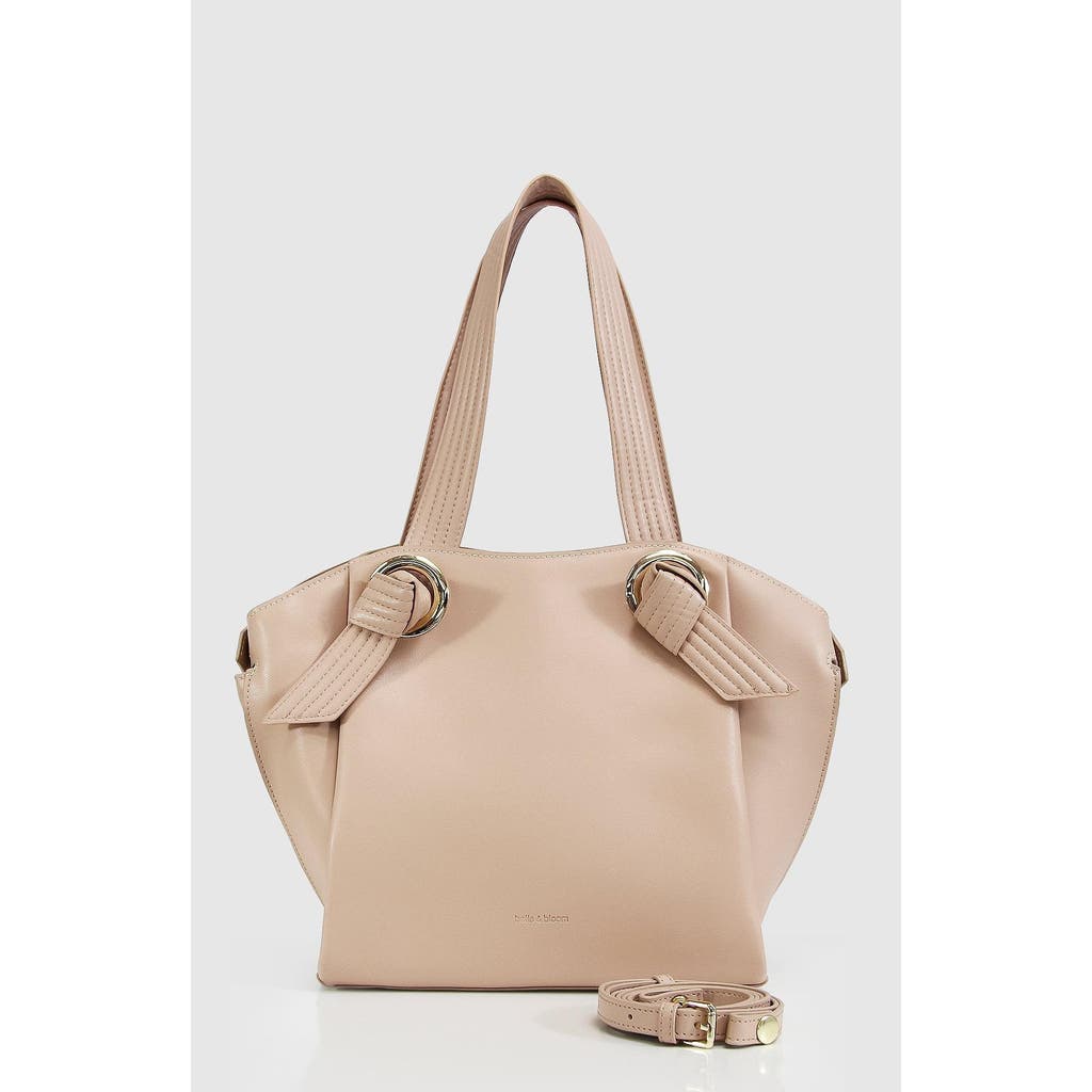 Belle & Bloom Heart Of Gold Leather Shoulder Bag - Latte