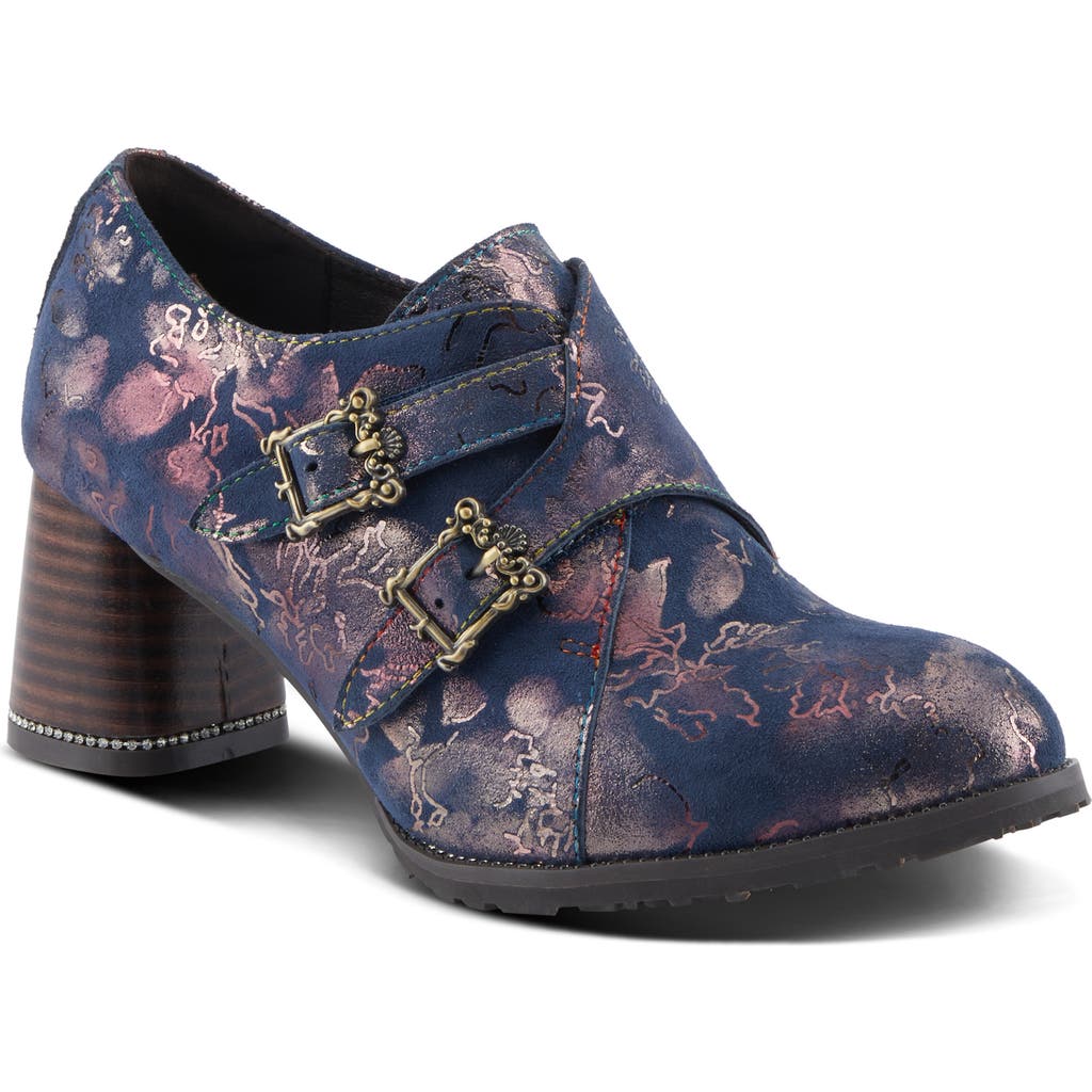 L'artiste By Spring Step Maisiana Pump In Navy Multi