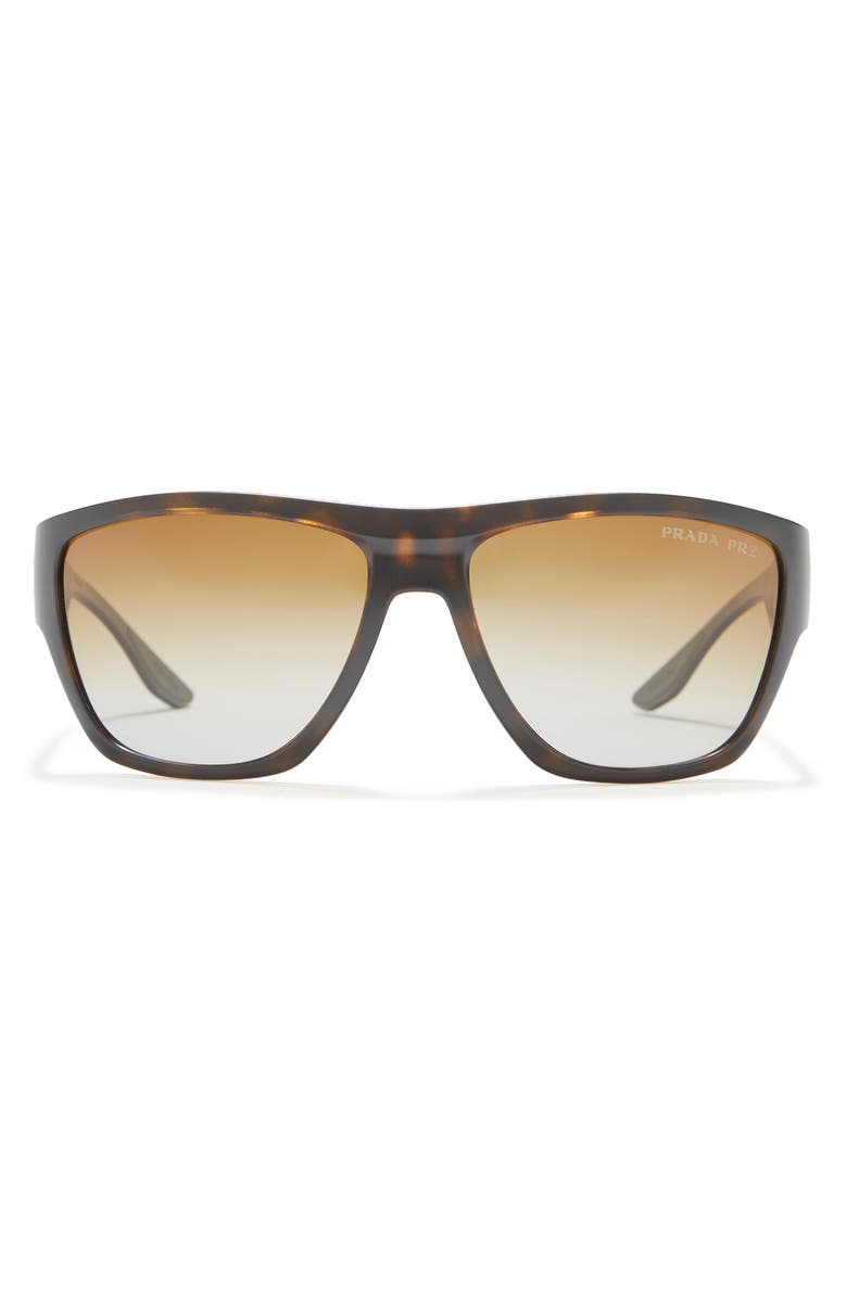 Prada Linea Rossa 59mm Square Polarized Sunglasses | Nordstromrack
