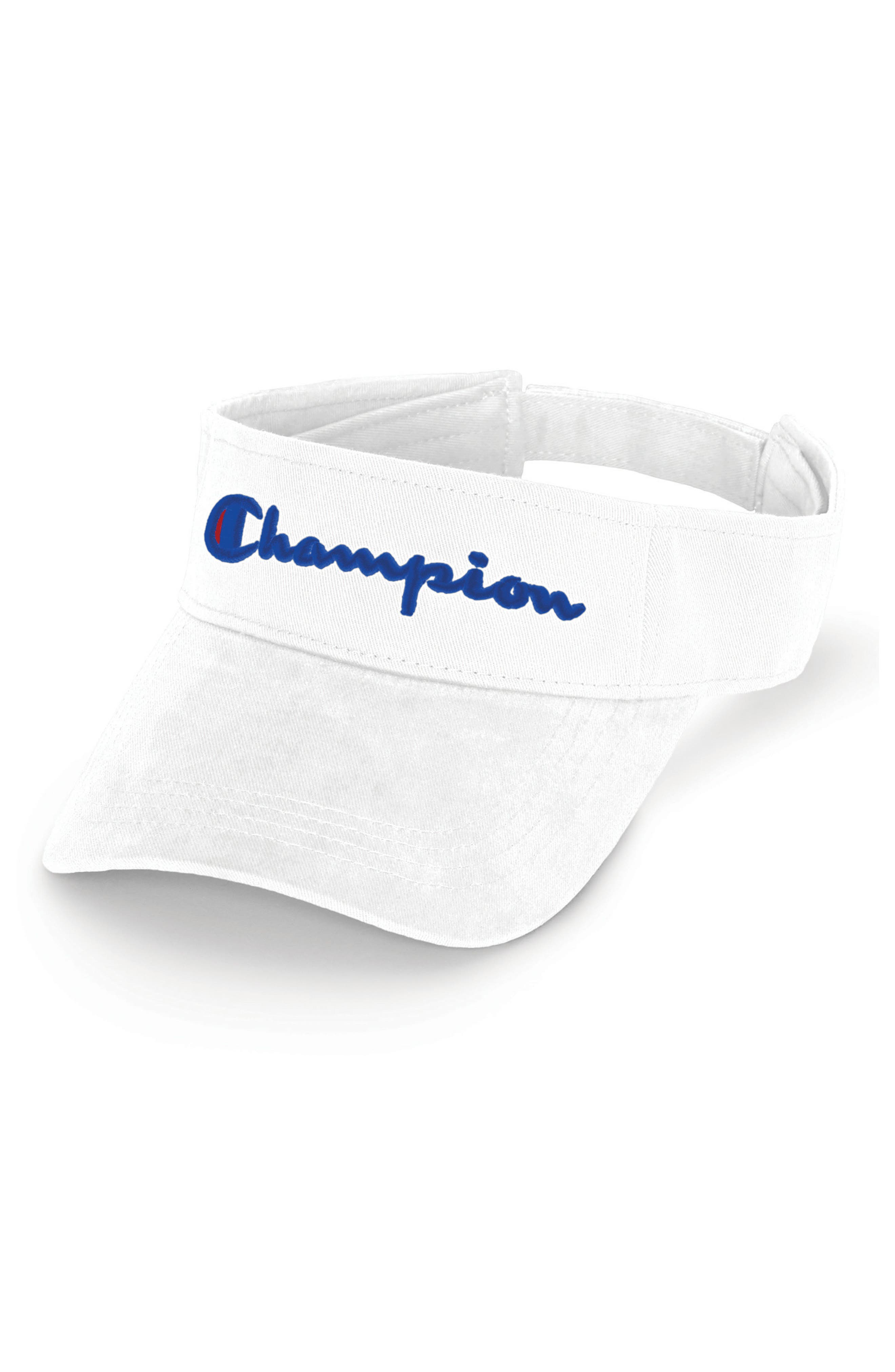 champion white visor