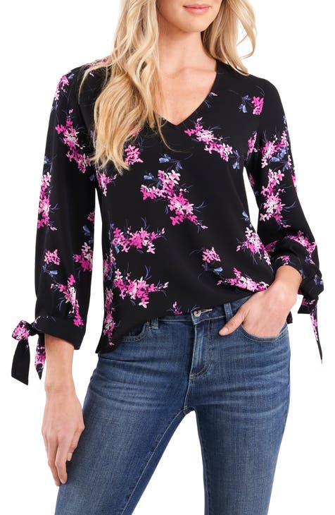 Women S Cece Tops Nordstrom - floral shoulderless top roblox