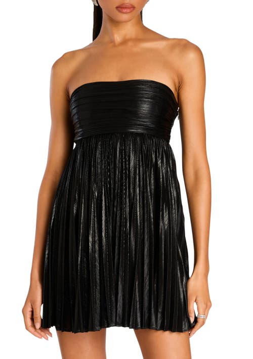 Shop Retroféte Retrofête Nellia Dress In Metallic Black