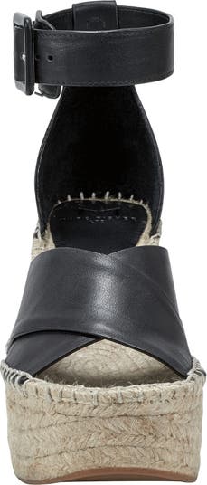 Marc Fisher Ltd Able Leather Sandal, 9 / Blue