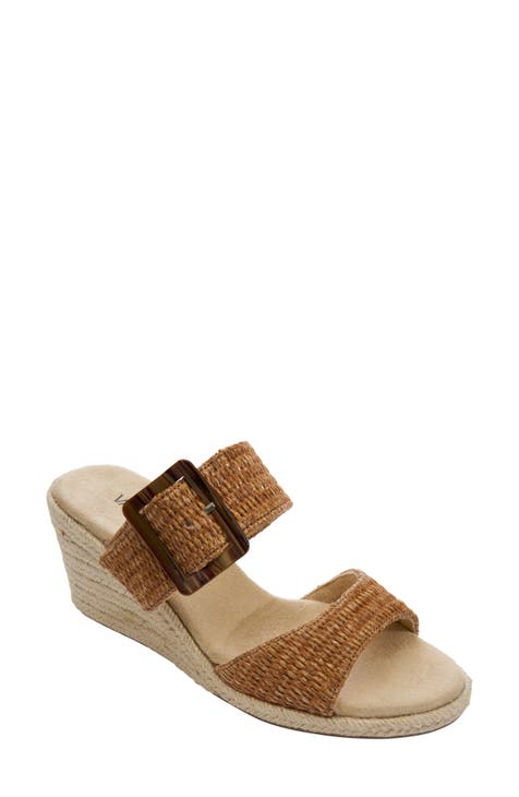 Vaneli on sale cork sandals