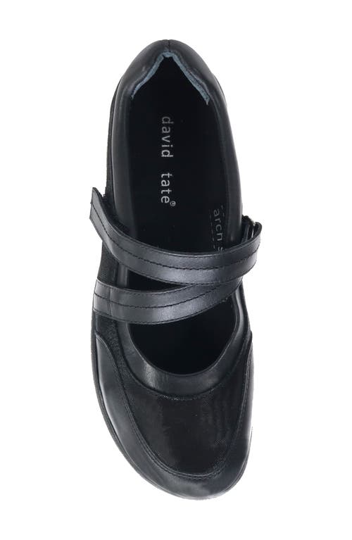 Shop David Tate Gentle Flat In Black Combo