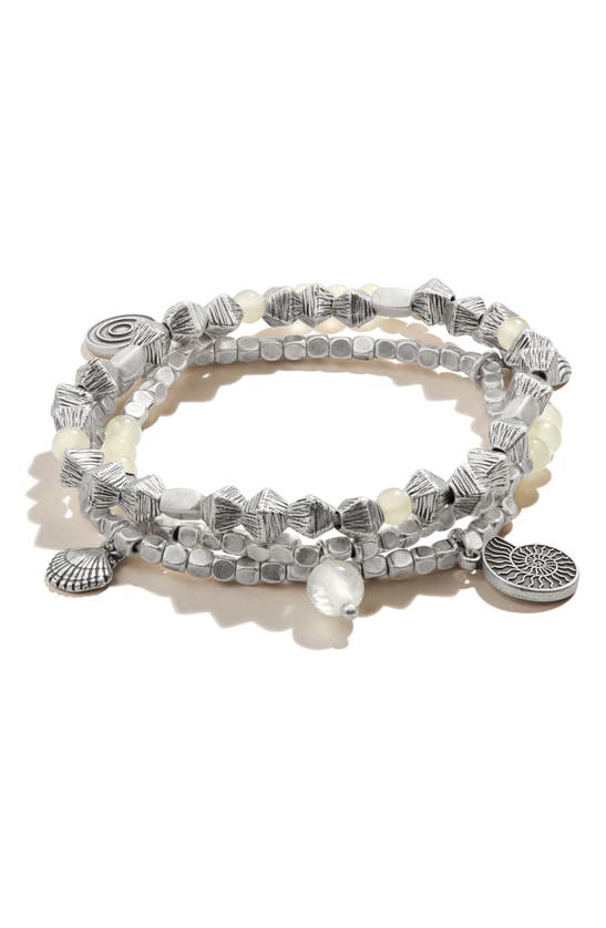 ALEX AND ANI NAUTILUS STRETCH BRACELET SET