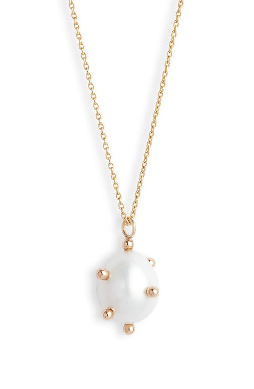 POPPY FINCH POPPY FINCH BUBBLE CULTURED PEARL PENDANT NECKLACE