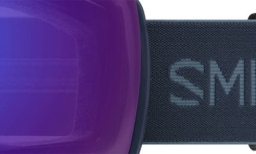 Shop Smith Skyline Xl 165mm Chromapop™ Snow Goggles In French Navy/chromapop Violet