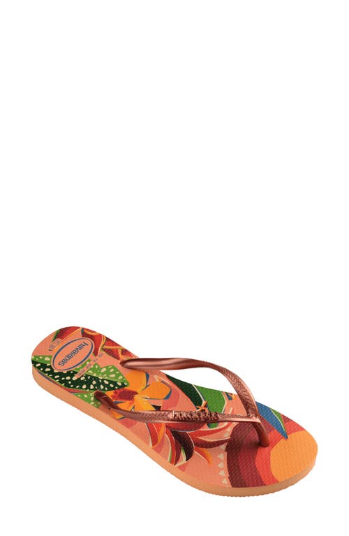 HAVAIANAS HAVAIANAS 'SLIM TROPICAL' FLIP FLOP 